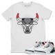 BULL HEAD T-SHIRT - AIR JORDAN 3 SE DENIM FIRE RED