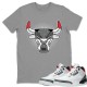 BULL HEAD T-SHIRT - AIR JORDAN 3 SE DENIM FIRE RED