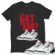 DID YOU GET 'EM T-SHIRT - AIR JORDAN 3 SE DENIM FIRE RED