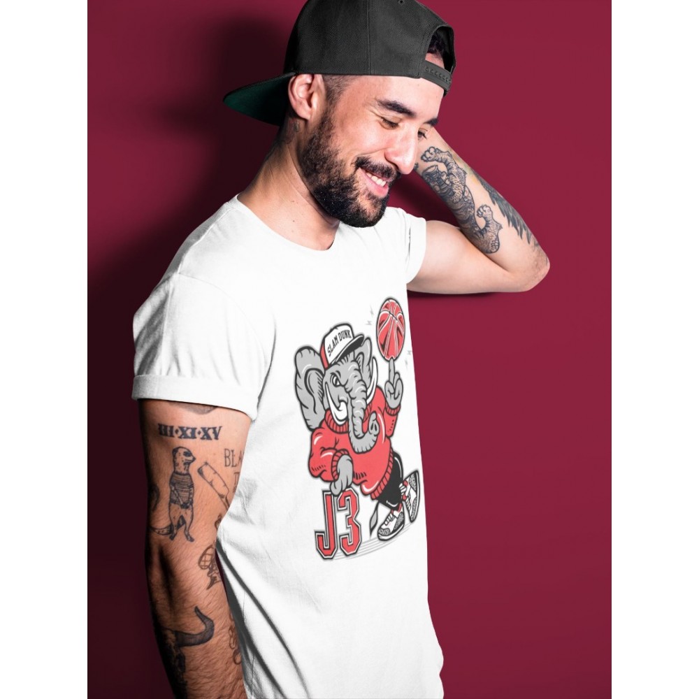 ELEPHANT T-SHIRT - AIR JORDAN 3 SE DENIM FIRE RED