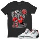 ELEPHANT T-SHIRT - AIR JORDAN 3 SE DENIM FIRE RED