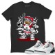 KILLER T-SHIRT - AIR JORDAN 3 SE DENIM FIRE RED