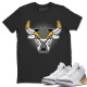 BULL HEAD T-SHIRT - AIR JORDAN 3 LASER ORANGE