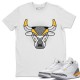 BULL HEAD T-SHIRT - AIR JORDAN 3 LASER ORANGE