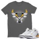 BULL HEAD T-SHIRT - AIR JORDAN 3 LASER ORANGE