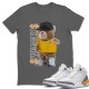 BEAR SWEAGGERS T-SHIRT - AIR JORDAN 3 LASER ORANGE