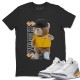 BEAR SWEAGGERS T-SHIRT - AIR JORDAN 3 LASER ORANGE