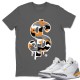 DOLLAR CAMO T-SHIRT - AIR JORDAN 3 LASER ORANGE