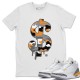 DOLLAR CAMO T-SHIRT - AIR JORDAN 3 LASER ORANGE