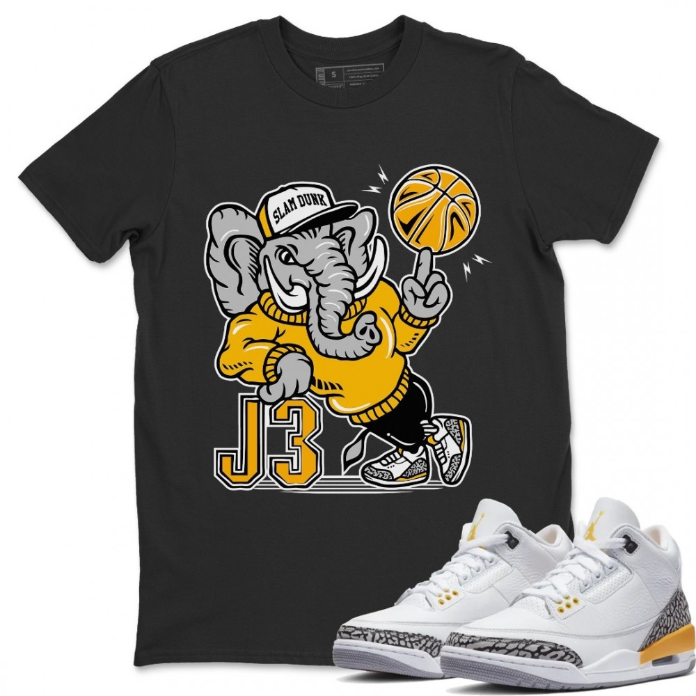 ELEPHANT T-SHIRT - AIR JORDAN 3 LASER ORANGE