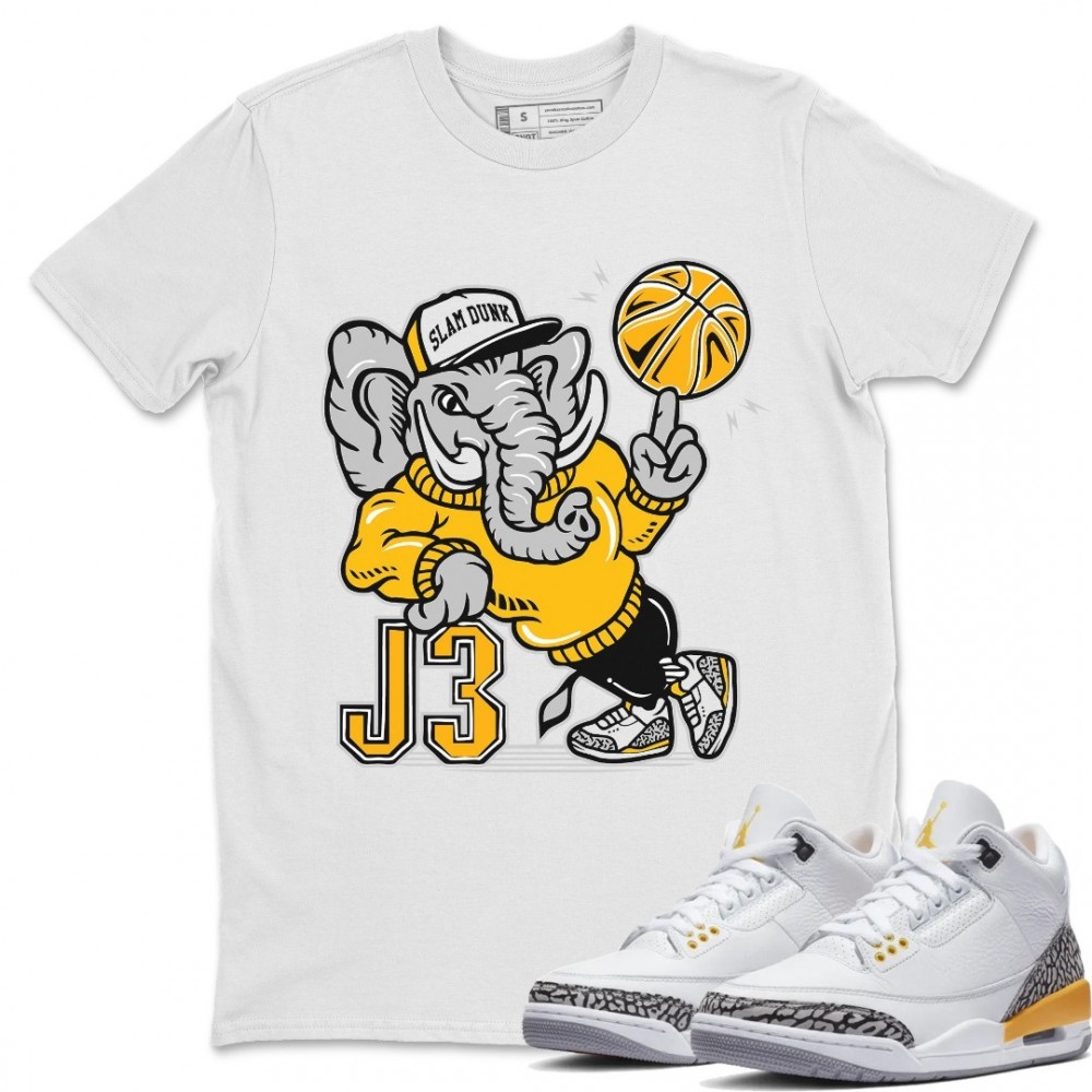 ELEPHANT T-SHIRT - AIR JORDAN 3 LASER ORANGE