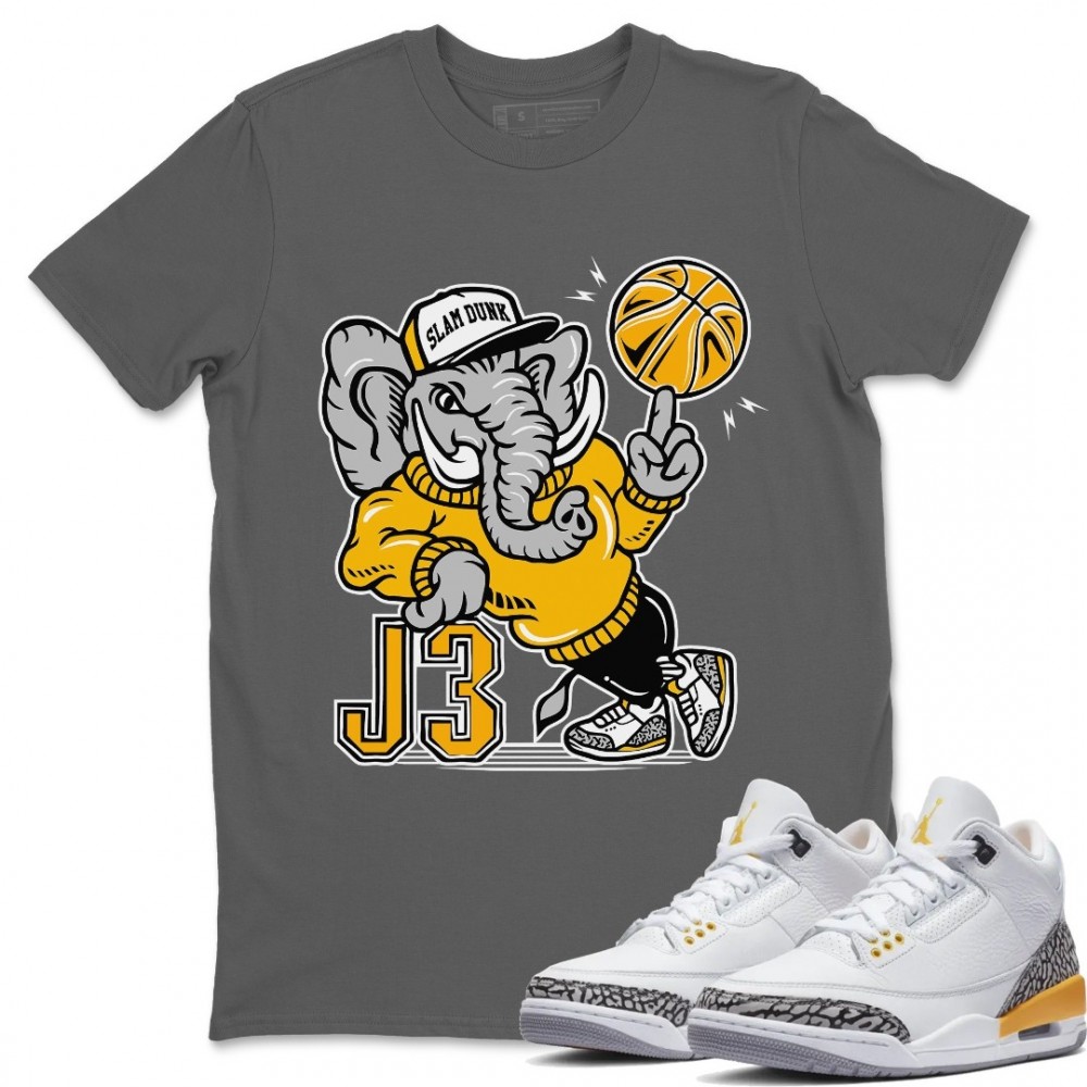 ELEPHANT T-SHIRT - AIR JORDAN 3 LASER ORANGE