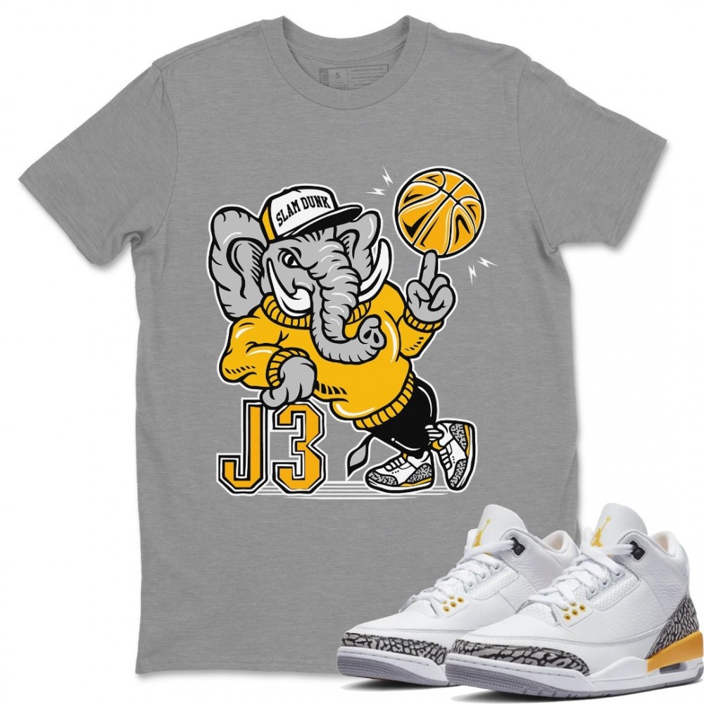 ELEPHANT T-SHIRT - AIR JORDAN 3 LASER ORANGE