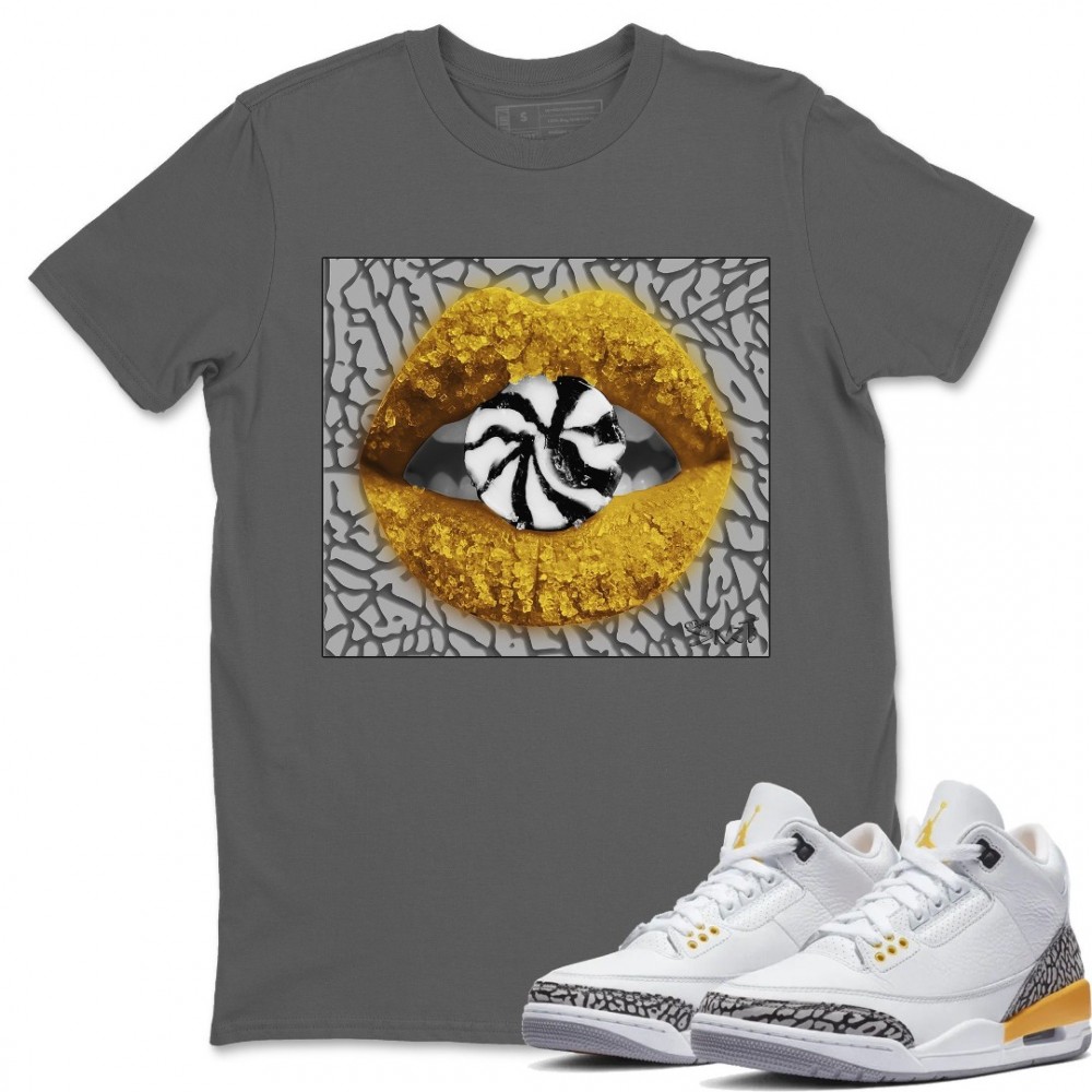 LIPS CANDY T-SHIRT - AIR JORDAN 3 LASER ORANGE