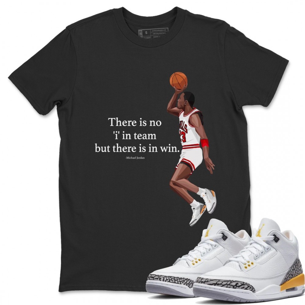 MICHAEL JORDAN T-SHIRT - AIR JORDAN 3 LASER ORANGE