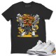 PIZZA MAN T-SHIRT - AIR JORDAN 3 LASER ORANGE