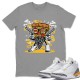 PIZZA MAN T-SHIRT - AIR JORDAN 3 LASER ORANGE