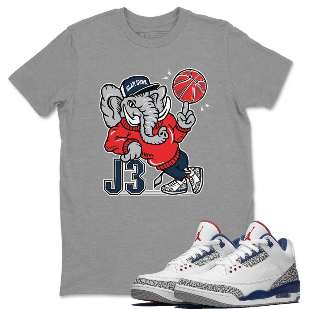 AJ3 ELEPHANT T-SHIRT - AIR JORDAN 3 TRUE BLUE