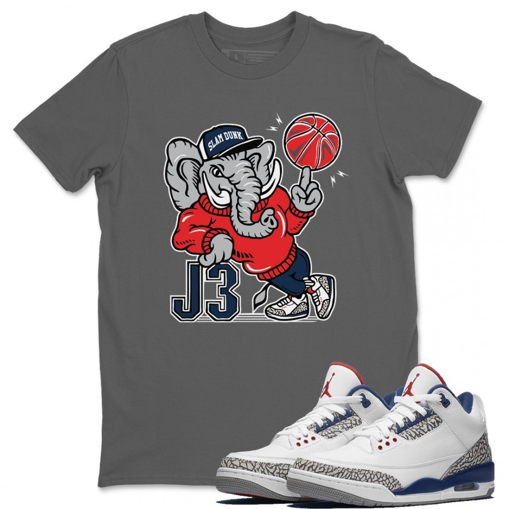 AJ3 ELEPHANT T-SHIRT - AIR JORDAN 3 TRUE BLUE