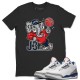 AJ3 ELEPHANT T-SHIRT - AIR JORDAN 3 TRUE BLUE