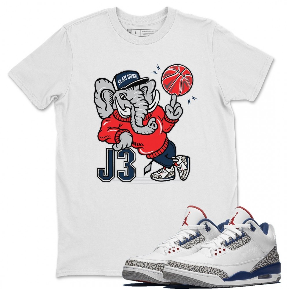 AJ3 ELEPHANT T-SHIRT - AIR JORDAN 3 TRUE BLUE