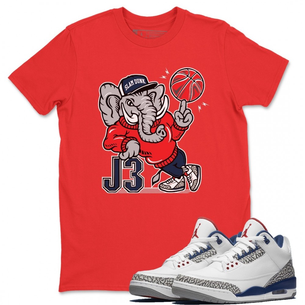 AJ3 ELEPHANT T-SHIRT - AIR JORDAN 3 TRUE BLUE