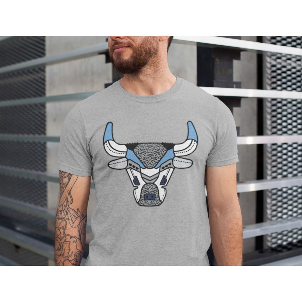 BULL HEAD T-SHIRT - AIR JORDAN 3 VALOR BLUE