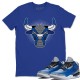 BULL HEAD T-SHIRT - AIR JORDAN 3 VARSITY ROYAL