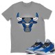 BULL HEAD T-SHIRT - AIR JORDAN 3 VARSITY ROYAL