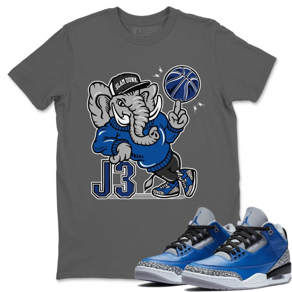 ELEPHANT T-SHIRT - AIR JORDAN 3 VARSITY ROYAL