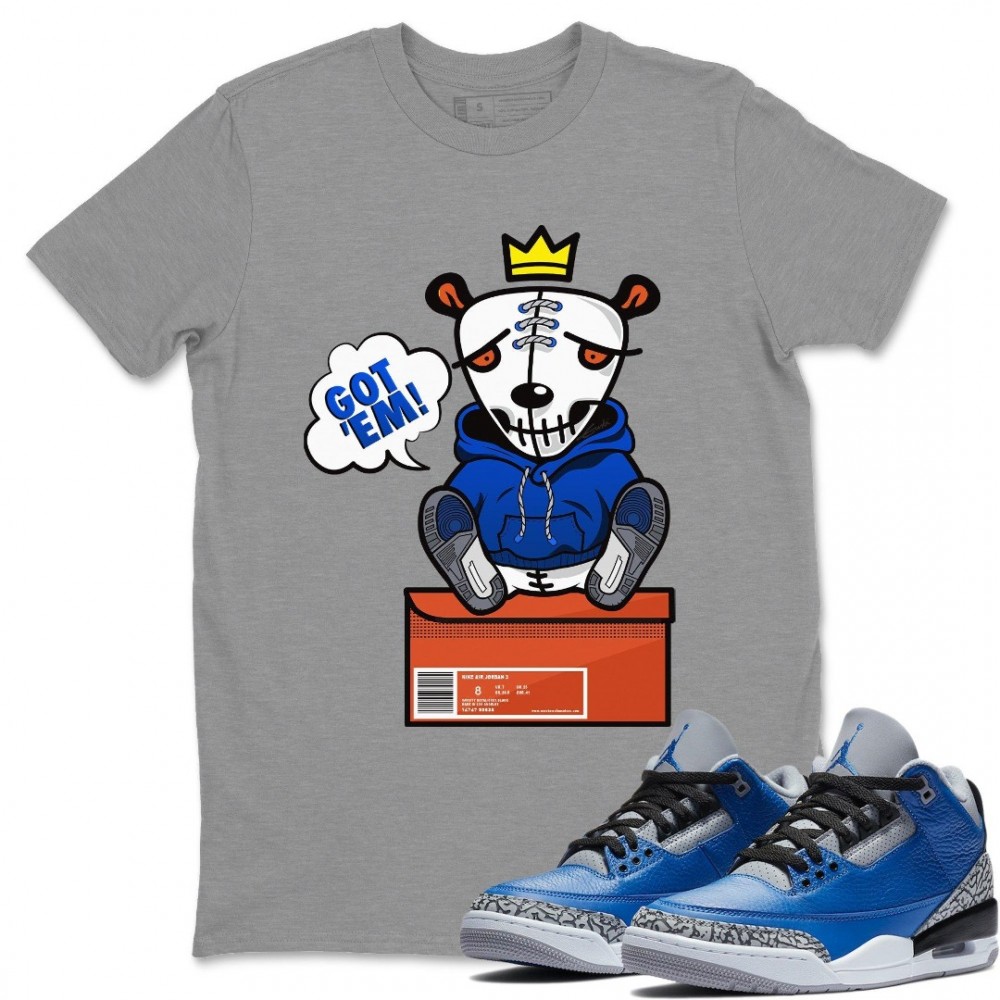 GOT EM T-SHIRT - AIR JORDAN 3 VARSITY ROYAL