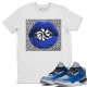 LIPS CANDY T-SHIRT - AIR JORDAN 3 VARSITY ROYAL