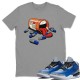 SNEAKER ADDICTION T-SHIRT - AIR JORDAN 3 VARSITY ROYAL