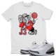 AJ3 ELEPHANT T-SHIRT - AIR JORDAN 3 WHITE CEMENT