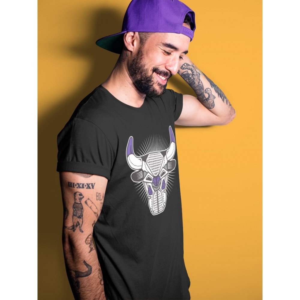 BULL HEAD T-SHIRT - AIR JORDAN 4 COURT PURPLE