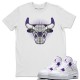 BULL HEAD T-SHIRT - AIR JORDAN 4 COURT PURPLE