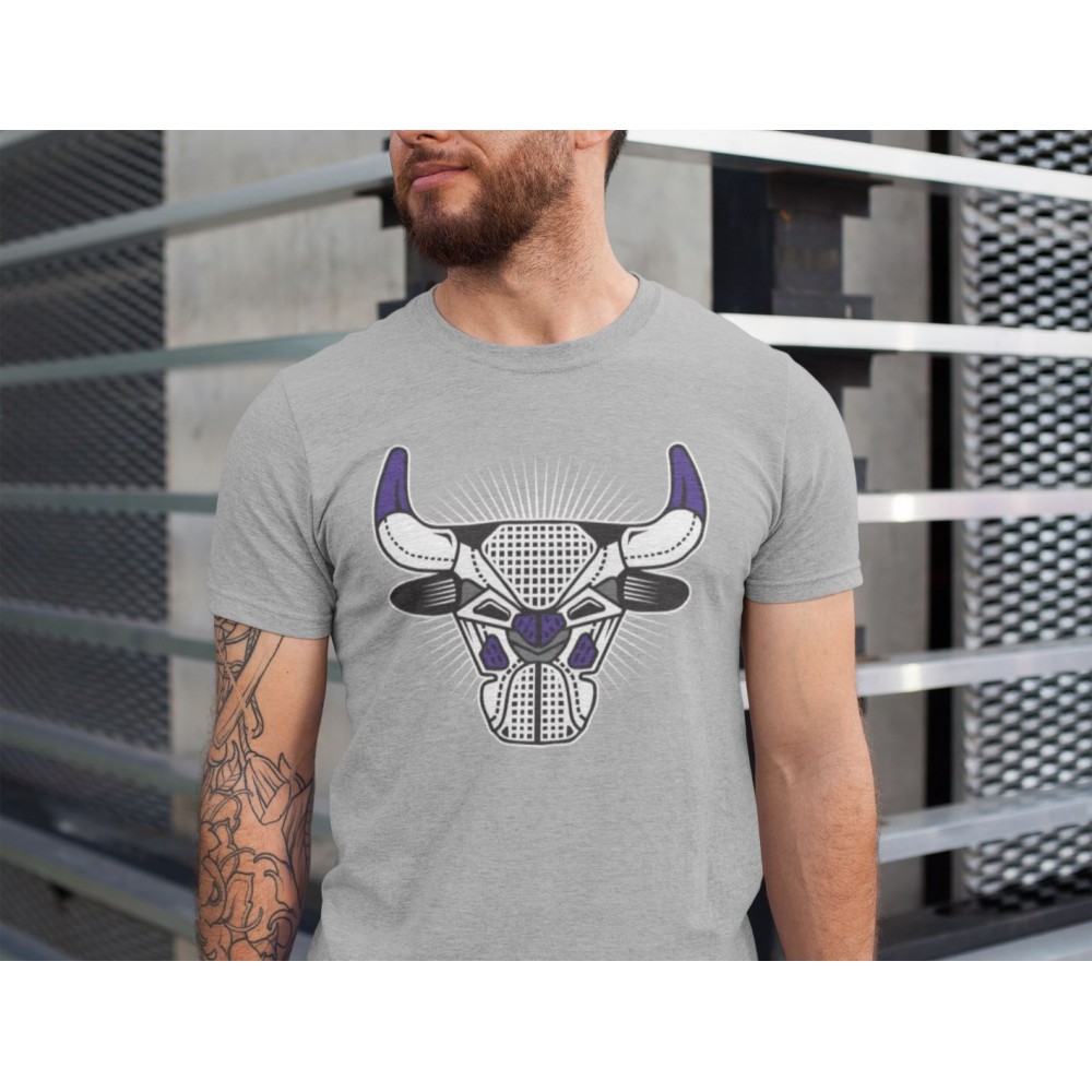 BULL HEAD T-SHIRT - AIR JORDAN 4 COURT PURPLE