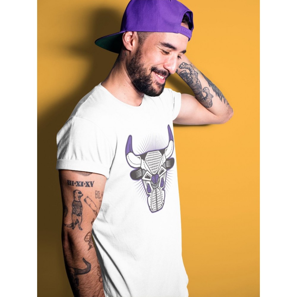 BULL HEAD T-SHIRT - AIR JORDAN 4 COURT PURPLE