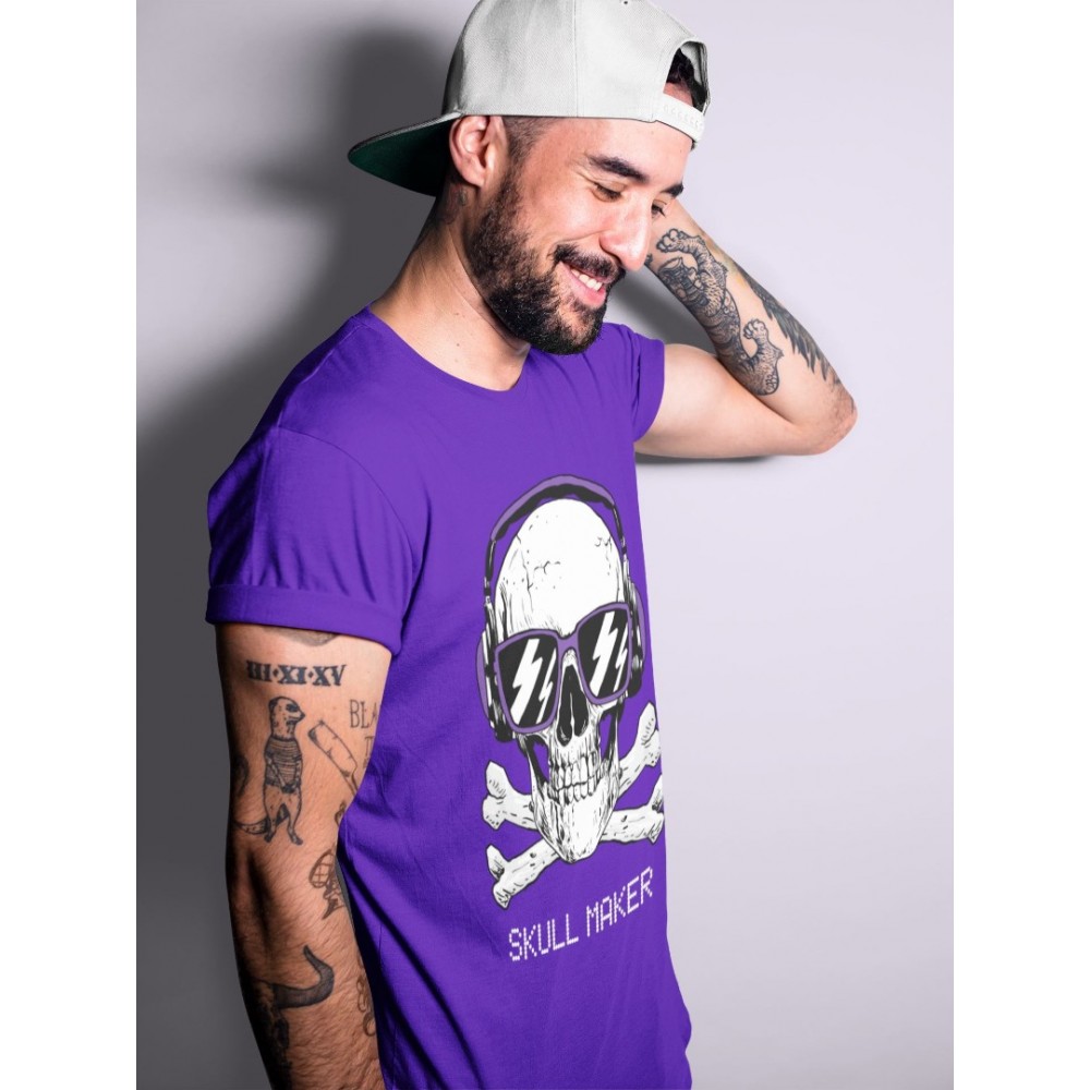 SKULL MAKER T-SHIRT - AIR JORDAN 4 COURT PURPLE