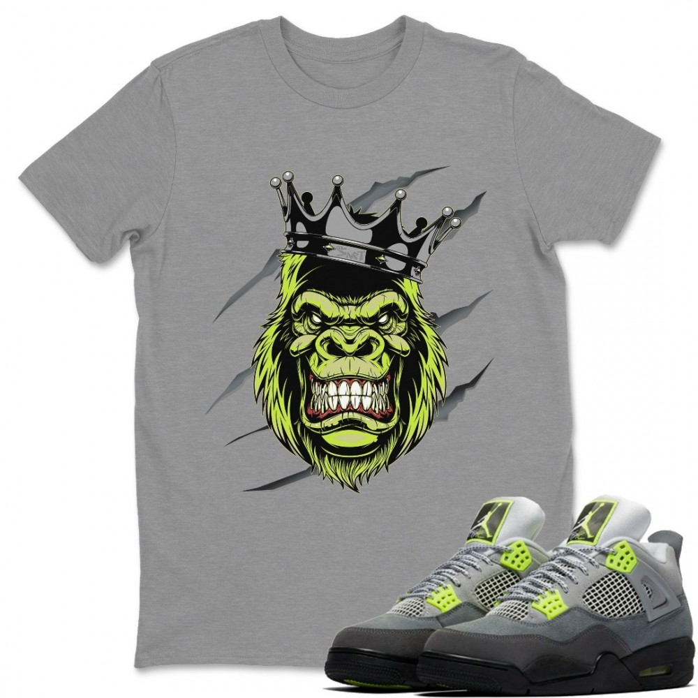 FEROCIOUS GORILLA T-SHIRT - AIR JORDAN 4 '95 NEON