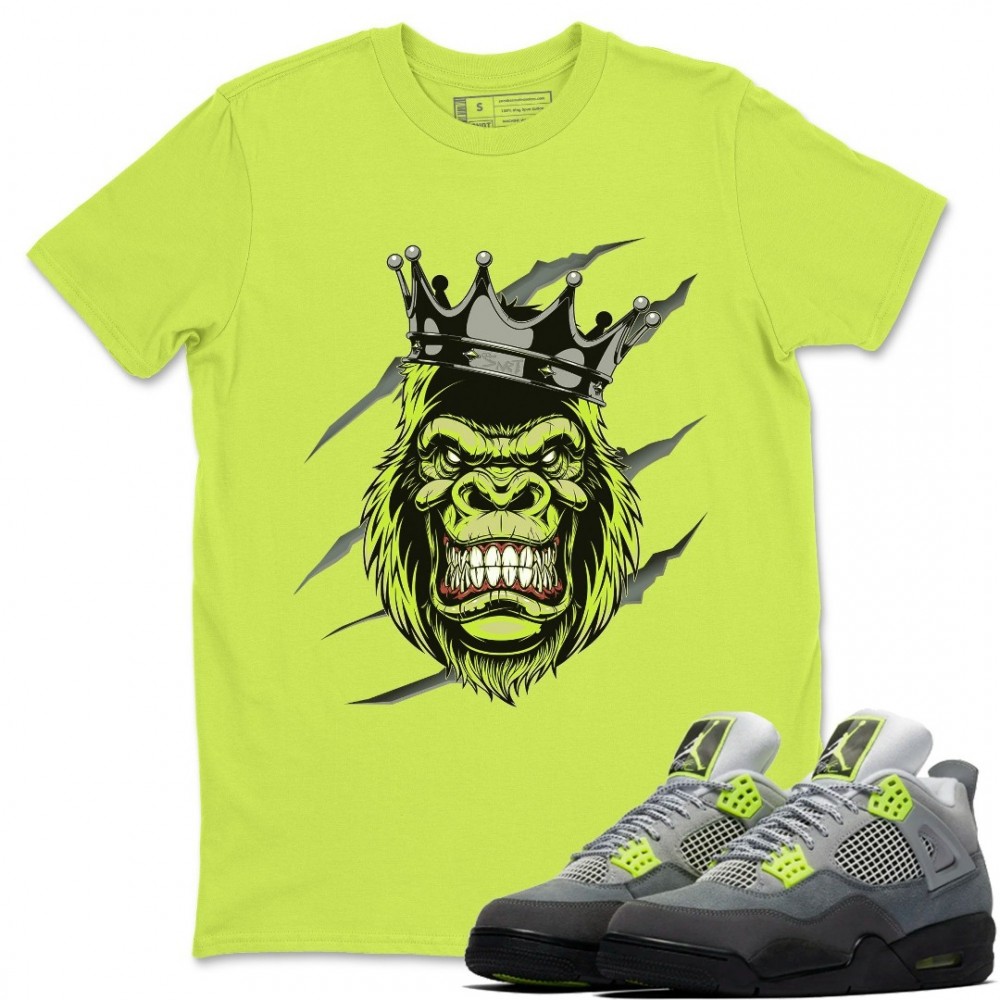 FEROCIOUS GORILLA T-SHIRT - AIR JORDAN 4 '95 NEON