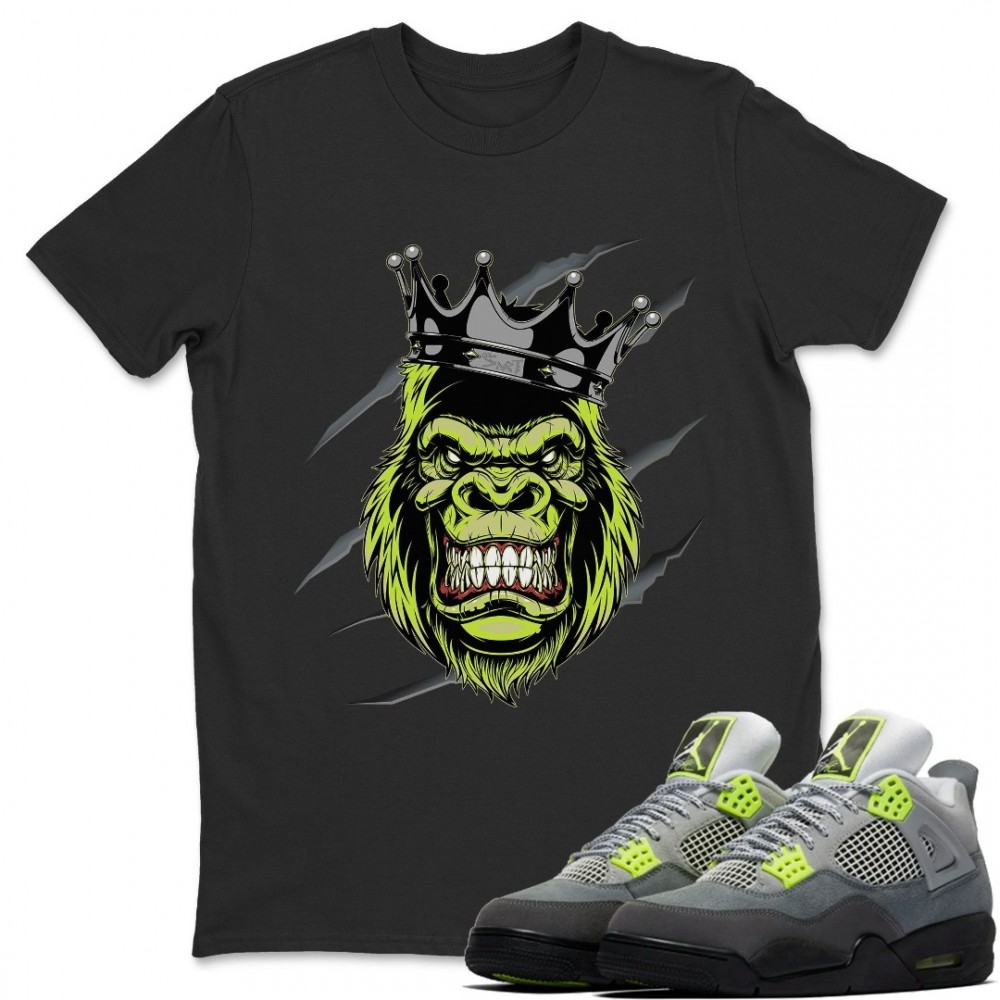 FEROCIOUS GORILLA T-SHIRT - AIR JORDAN 4 '95 NEON