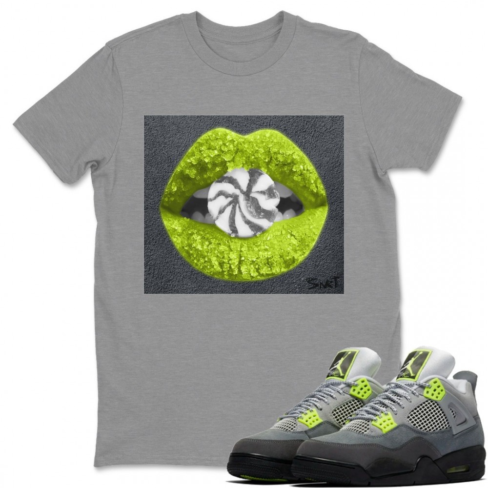 LIPS CANDY T-SHIRT - AIR JORDAN 4 '95 NEON