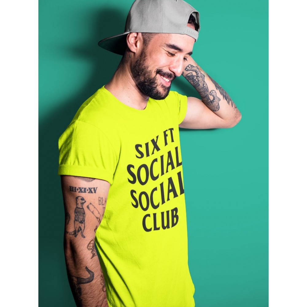 SIX FT SOCIAL CLUB T-SHIRT - AIR JORDAN 4 '95 NEON