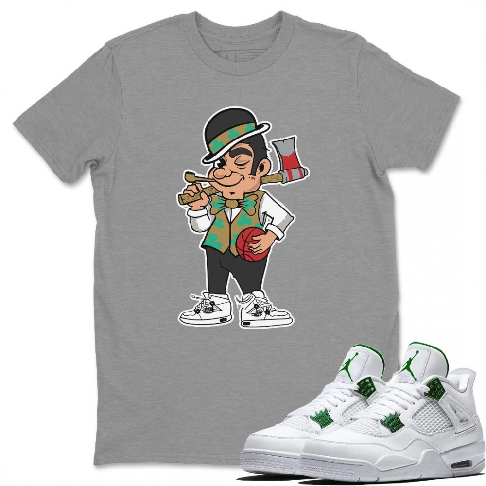 BOSTON LUMBERJACK T-SHIRT - AIR JORDAN 4 CLASSIC GREEN