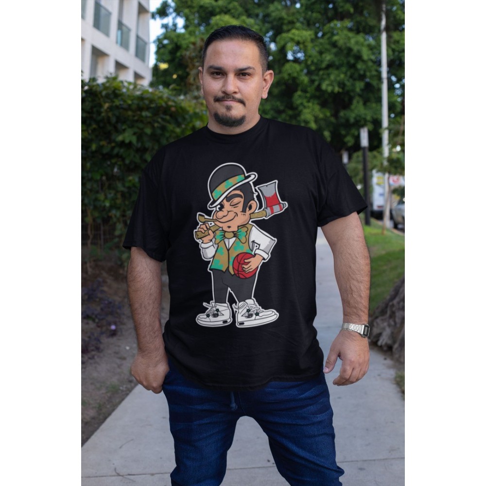 BOSTON LUMBERJACK T-SHIRT - AIR JORDAN 4 CLASSIC GREEN