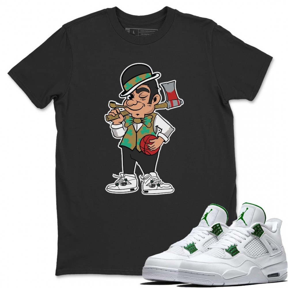 BOSTON LUMBERJACK T-SHIRT - AIR JORDAN 4 CLASSIC GREEN