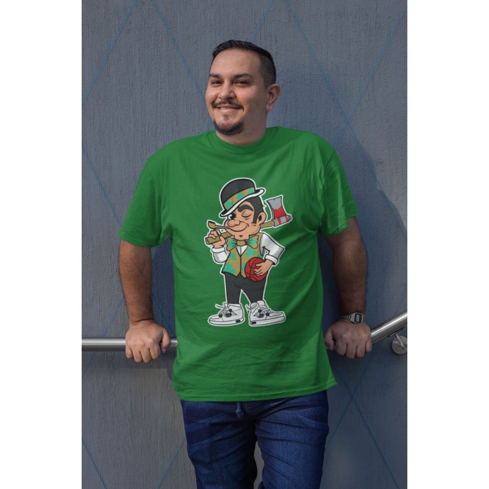 BOSTON LUMBERJACK T-SHIRT - AIR JORDAN 4 CLASSIC GREEN