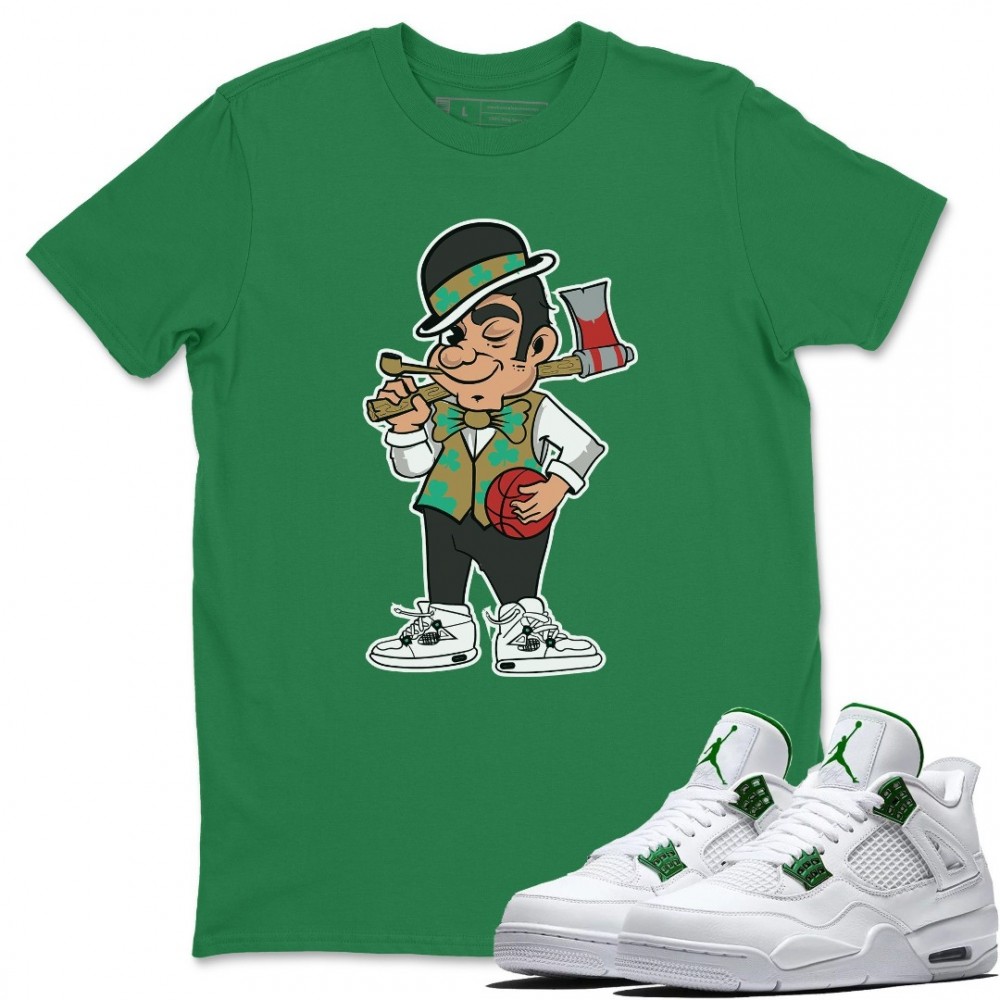 BOSTON LUMBERJACK T-SHIRT - AIR JORDAN 4 CLASSIC GREEN