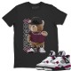 BEAR SWAGGERS T-SHIRT - AIR JORDAN 4 PSG